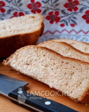 Белый хлеб с отрубями в хлебопечке