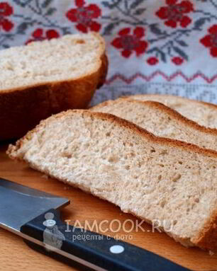 Белый хлеб с отрубями в хлебопечке