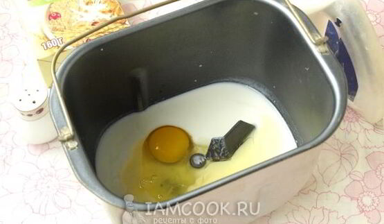 белый хлеб с отрубями в хлебопечке