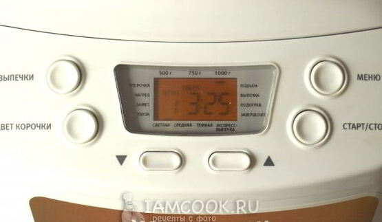 белый хлеб с отрубями в хлебопечке