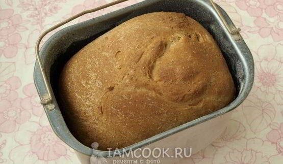 белый хлеб с отрубями в хлебопечке