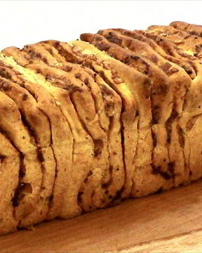 Хлеб Гармошка на пиве с сыром