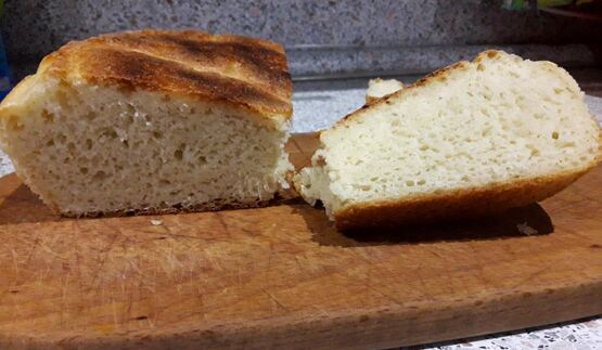 хлеб в сковородке