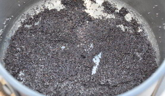 сладкий хлеб-гармошка со сливочным сыром и маком