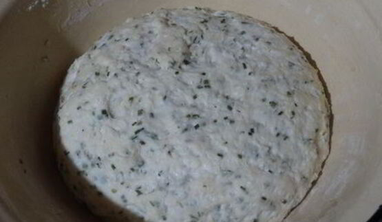 сметанный хлебушек с зелёным луком