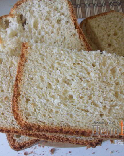 Рецепт ультрабыстрого белого хлеба в хлебопечке