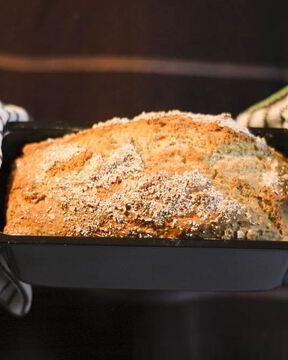 Вегетарианский хлеб овсяный