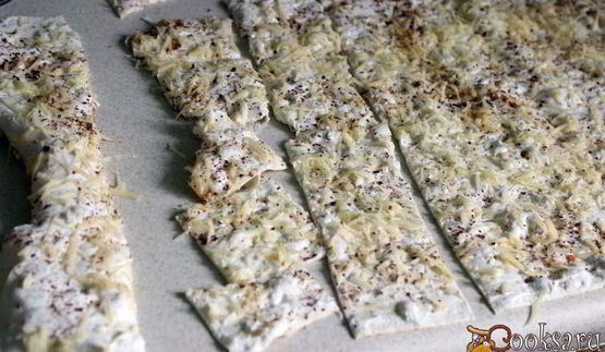 чипсы из лаваша со сметаной и сыром