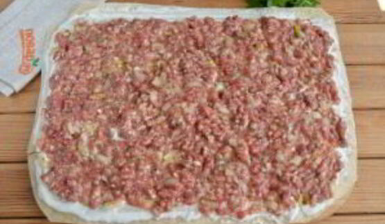 фарш в лаваше по-провански