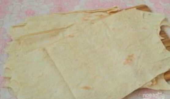 горячий лаваш с сыром