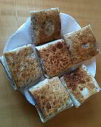 Хрустящие конвертики из армянского лаваша на завтрак