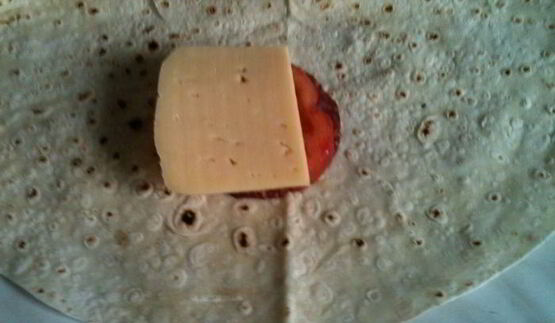 хрустящие конвертики из армянского лаваша на завтрак