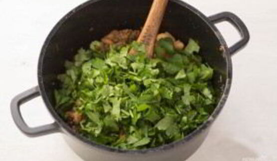 конвертики с фаршем и фасолью в лаваше