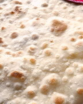 Лаваш на сковороде