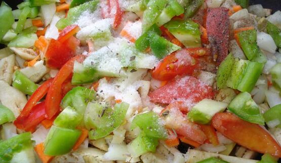 лаваш с баклажанами