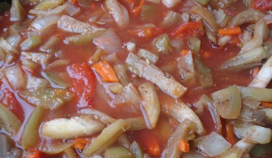 лаваш с баклажанами