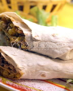 Лаваш с фаршем