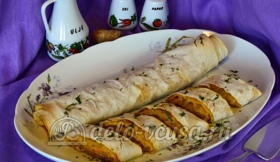 лаваш с капустой в духовке