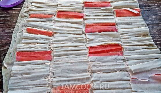 лаваш с крабовыми палочками и корейской морковкой