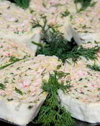 Лаваш с крабовыми палочками