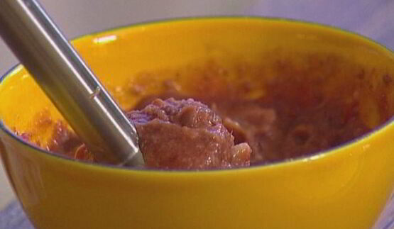 лаваш с красной фасолью, цукини и помидорами