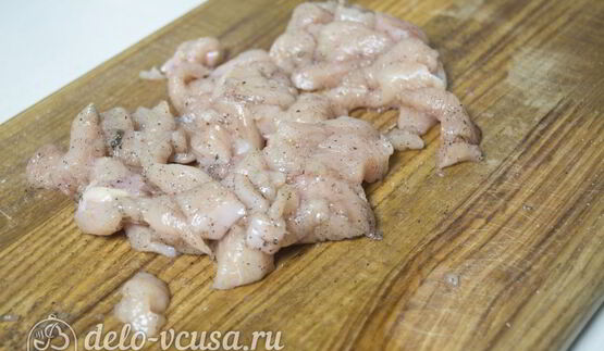 лаваш с курицей и грибами