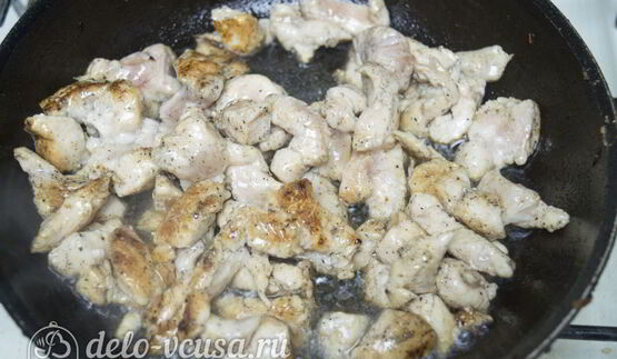 лаваш с курицей и грибами