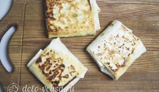 лаваш с курицей и грибами