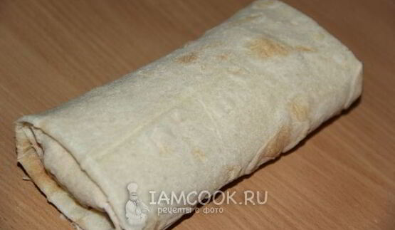 лаваш с курицей и овощами