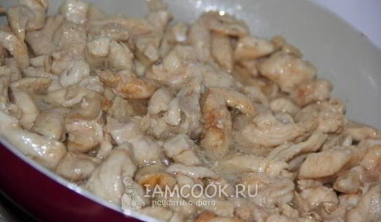 лаваш с курицей и овощами