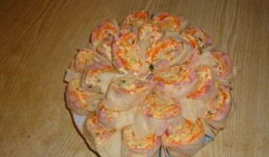 лаваш с морковью по-корейски