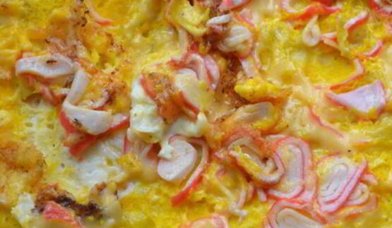 лаваш с яйцом и сыром