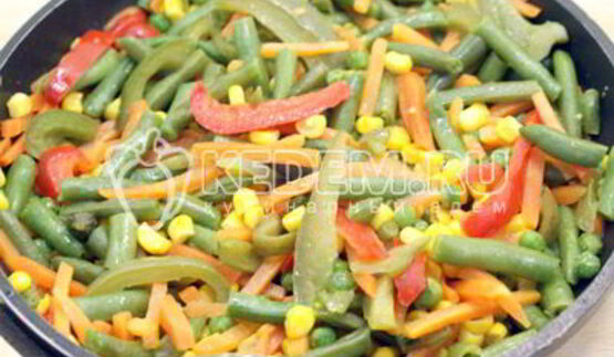 овощи в лаваше