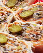 Рулеты из лаваша вегетарианские