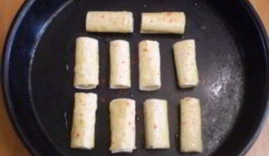 трубочки из лаваша, запеченные в духовке