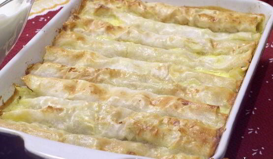 трубочки с мясной начинкой лавашони