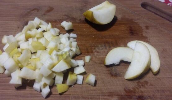 творожно-яблочные конвертики из лаваша