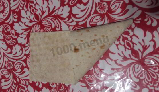 творожно-яблочные конвертики из лаваша