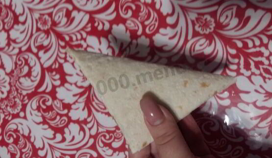 творожно-яблочные конвертики из лаваша