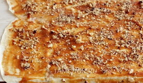 ленивая пахлава из лаваша
