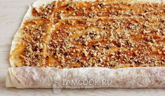 ленивая пахлава из лаваша