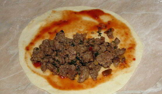 аджарские лепешки с бараниной