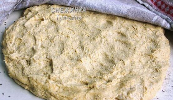 фокачча из трех видов муки с розмарином