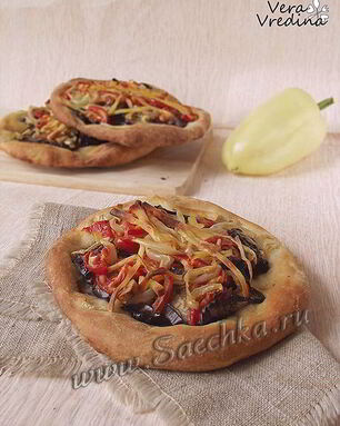 Фокачча с баклажанами