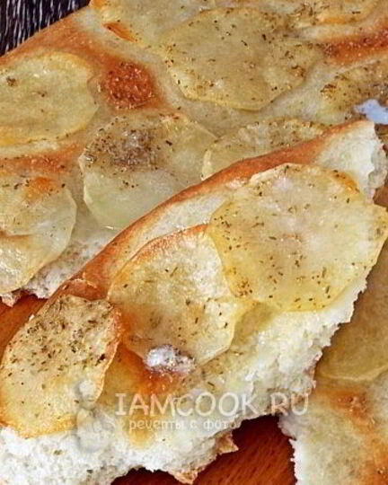 Рецепт фокаччи с картофелем
