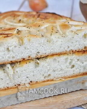 Фокачча с луком