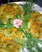 Картофельные лепешки с сыром и зеленью