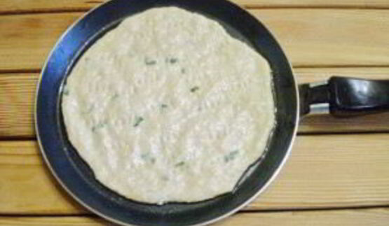 лепешка с маслом