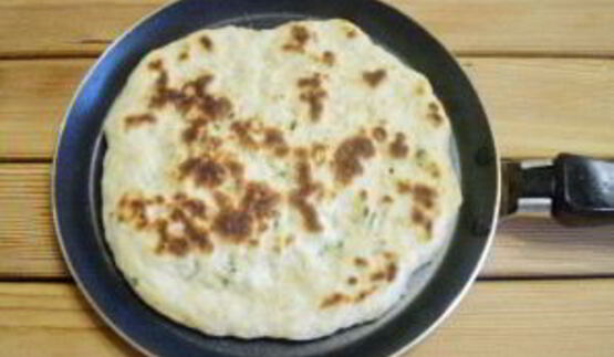 лепешка с маслом