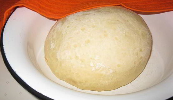 лепешки на дрожжах и сухом молоке